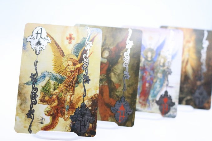 Moreau Reverie Playing Cards Silver Edition - Foil Art Deck Featuring Gustave Moreau’s Masterworks