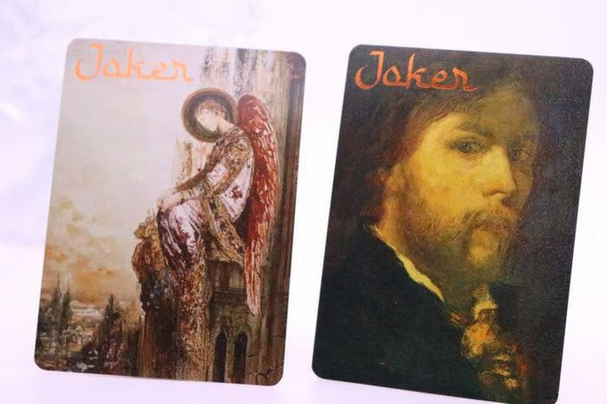 Moreau Reverie Playing Cards Silver Edition - Foil Art Deck Featuring Gustave Moreau’s Masterworks