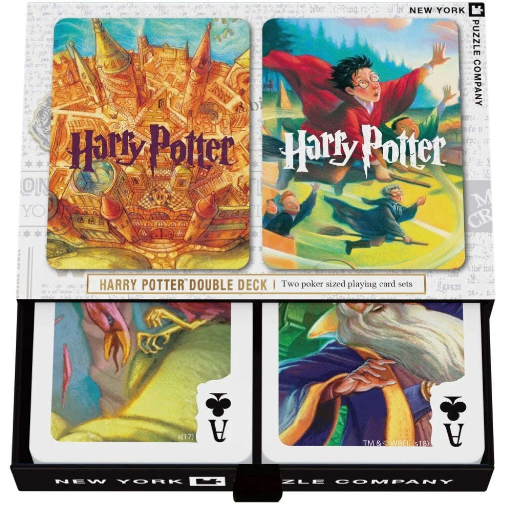 PlayingCardDecks.com-Harry Potter Playing Cards 2 Deck Set NYPC
