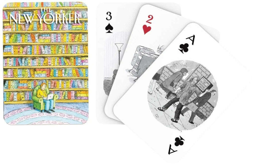 PlayingCardDecks.com-The New Yorker Book Lovers Cartoon Playing Cards NYPC