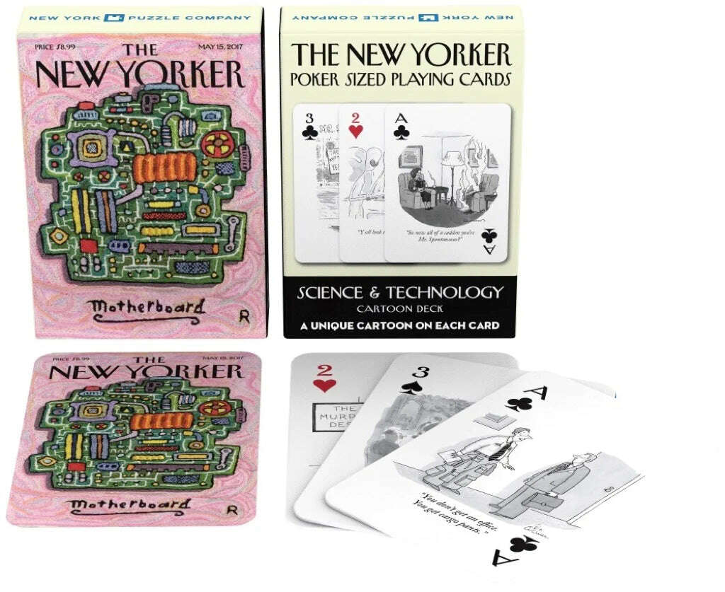 PlayingCardDecks.com-The New Yorker Science & Technology Playing Cards NYPC