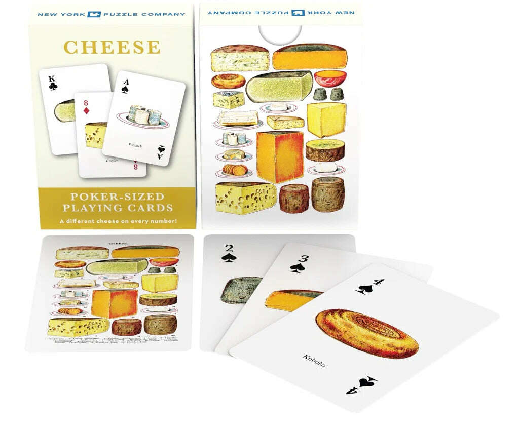 PlayingCardDecks.com-Cheese Playing Cards NYPC