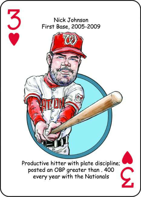 PlayingCardDecks.com-Washington Baseball Heroes Playing Cards