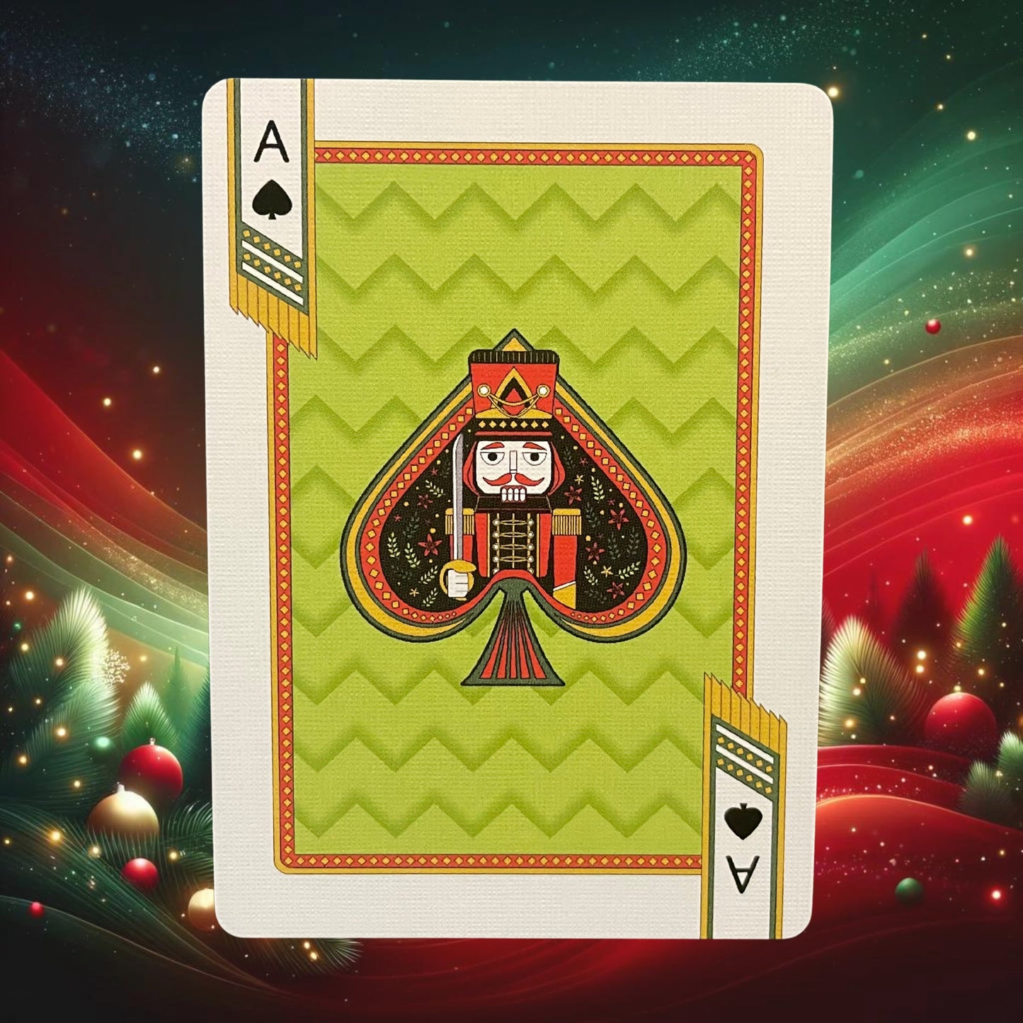 Gilded Nutcracker Bicycle Playing Cards