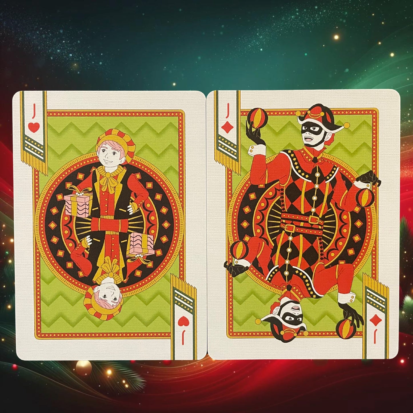 Nutcracker Bicycle Stripper Playing Cards