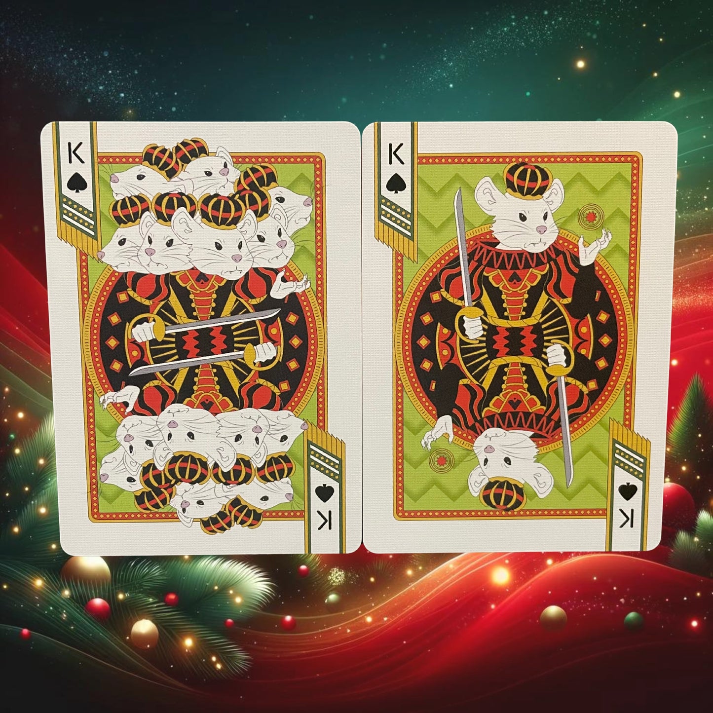 Gilded Nutcracker Bicycle Playing Cards