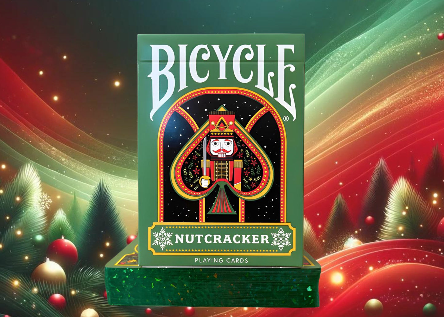 Gilded Nutcracker Bicycle Playing Cards