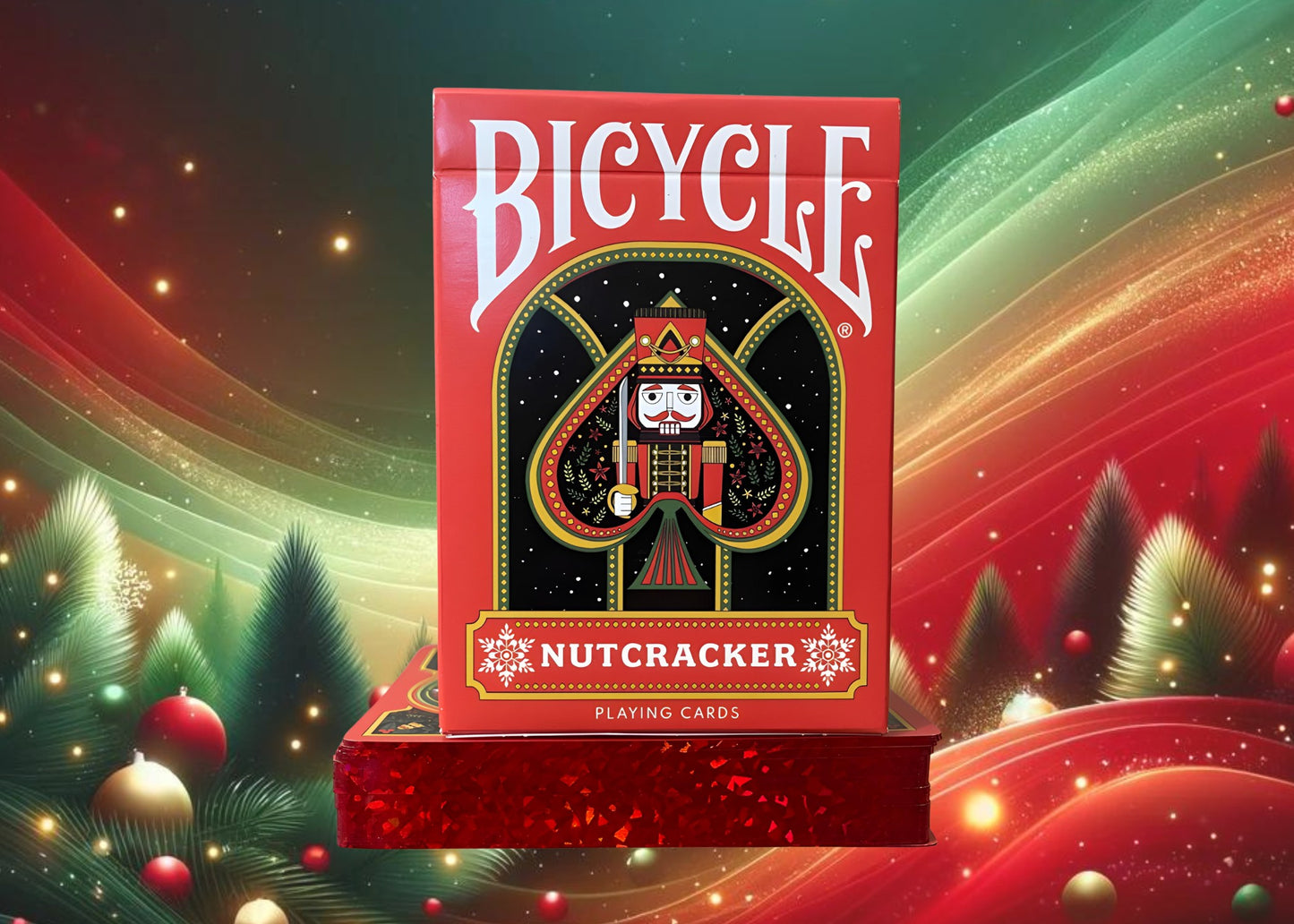 Gilded Nutcracker Bicycle Playing Cards