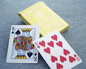 Copperhead v2 Viper Finish-Yellow Playing Cards