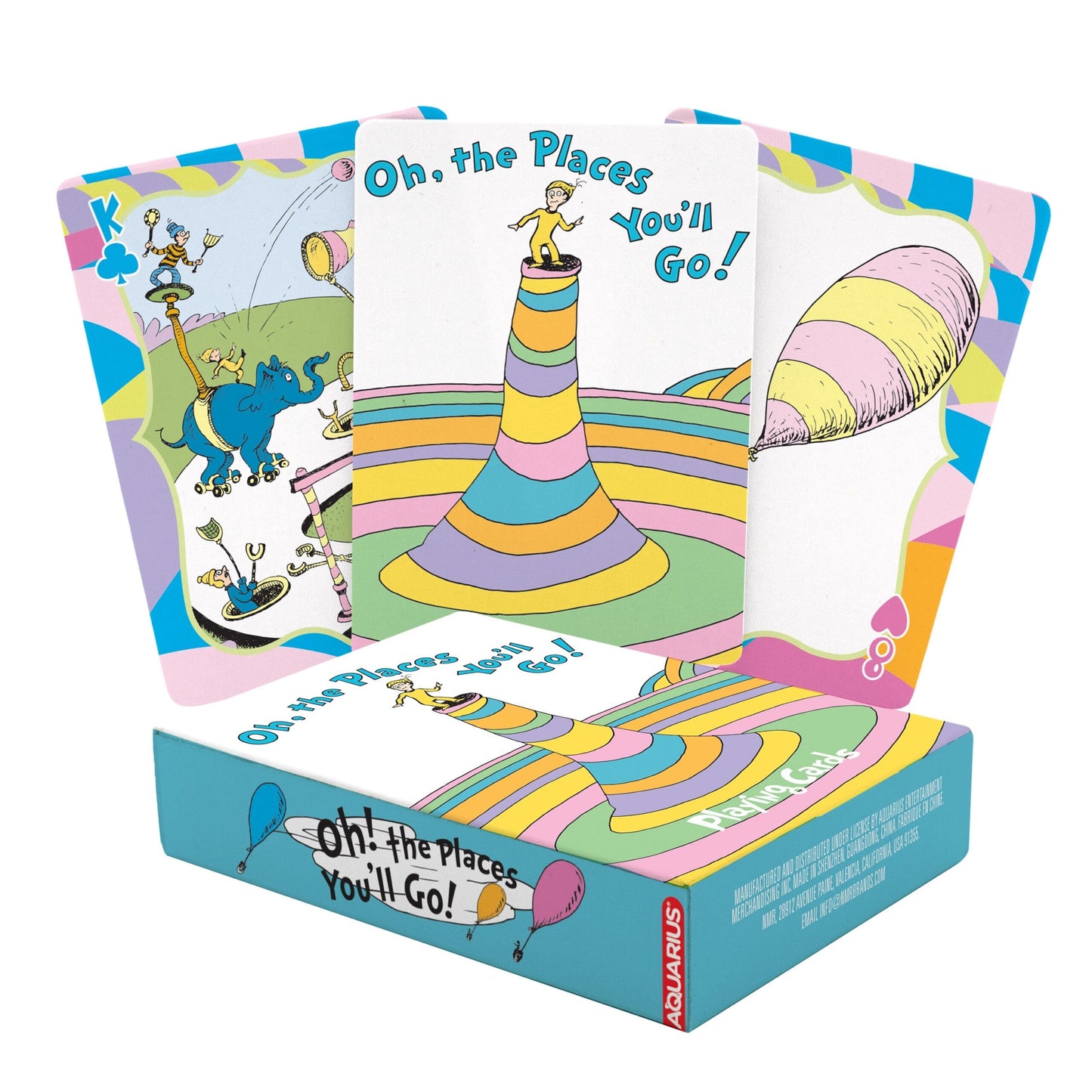 Oh, The Places You'll Go! Playing Cards by Aquarius