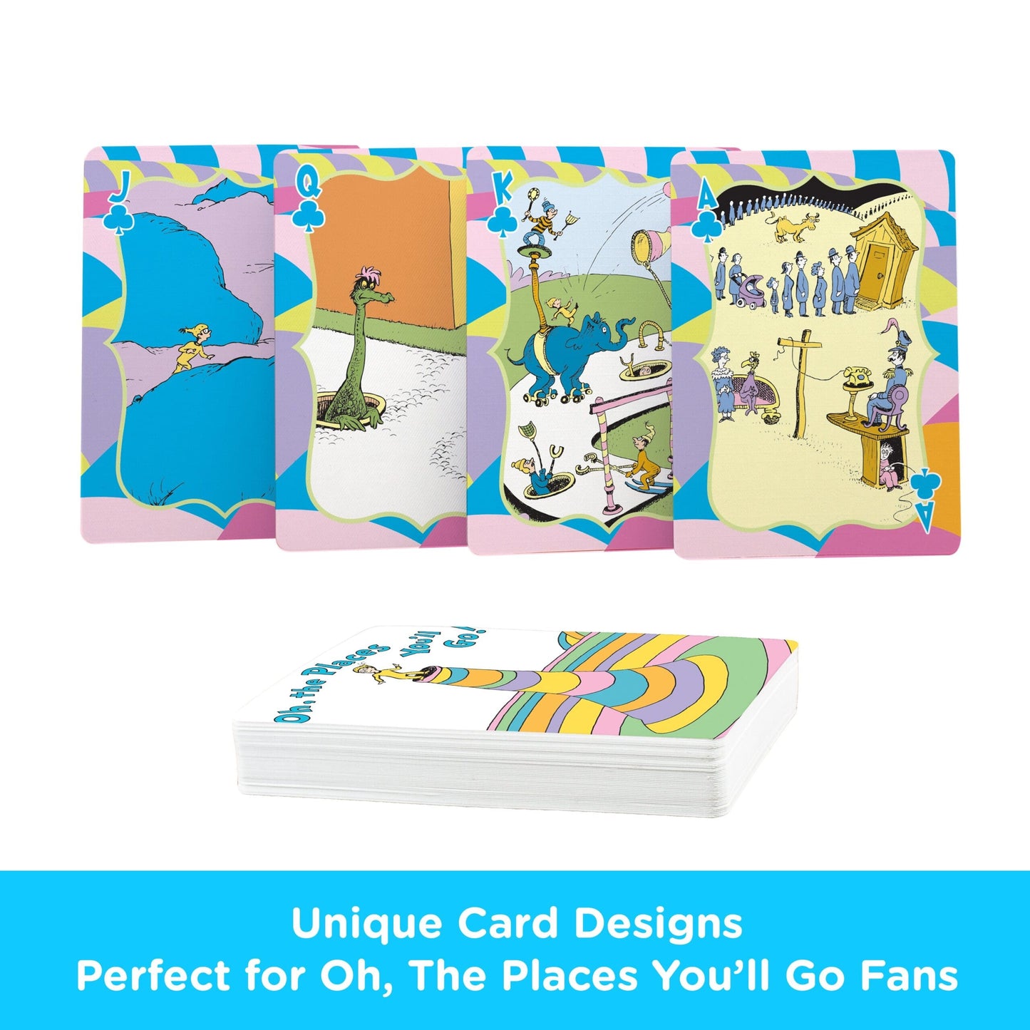 Oh, The Places You'll Go! Playing Cards by Aquarius