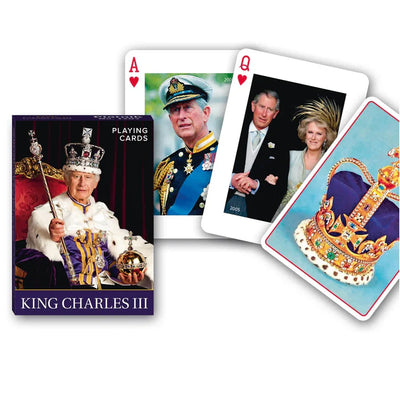 King Charles III Playing Cards by Piatnik