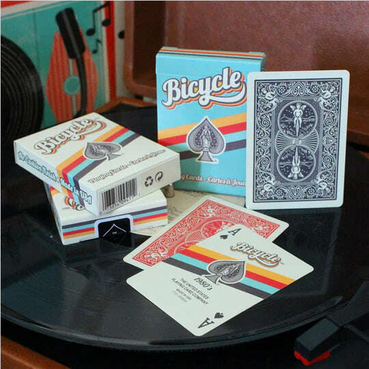PlayingCardDecks.com-1980's Retro Bicycle Playing Cards 2 Deck Set
