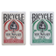 Snowman Back Red & Green Bicycle Playing Cards