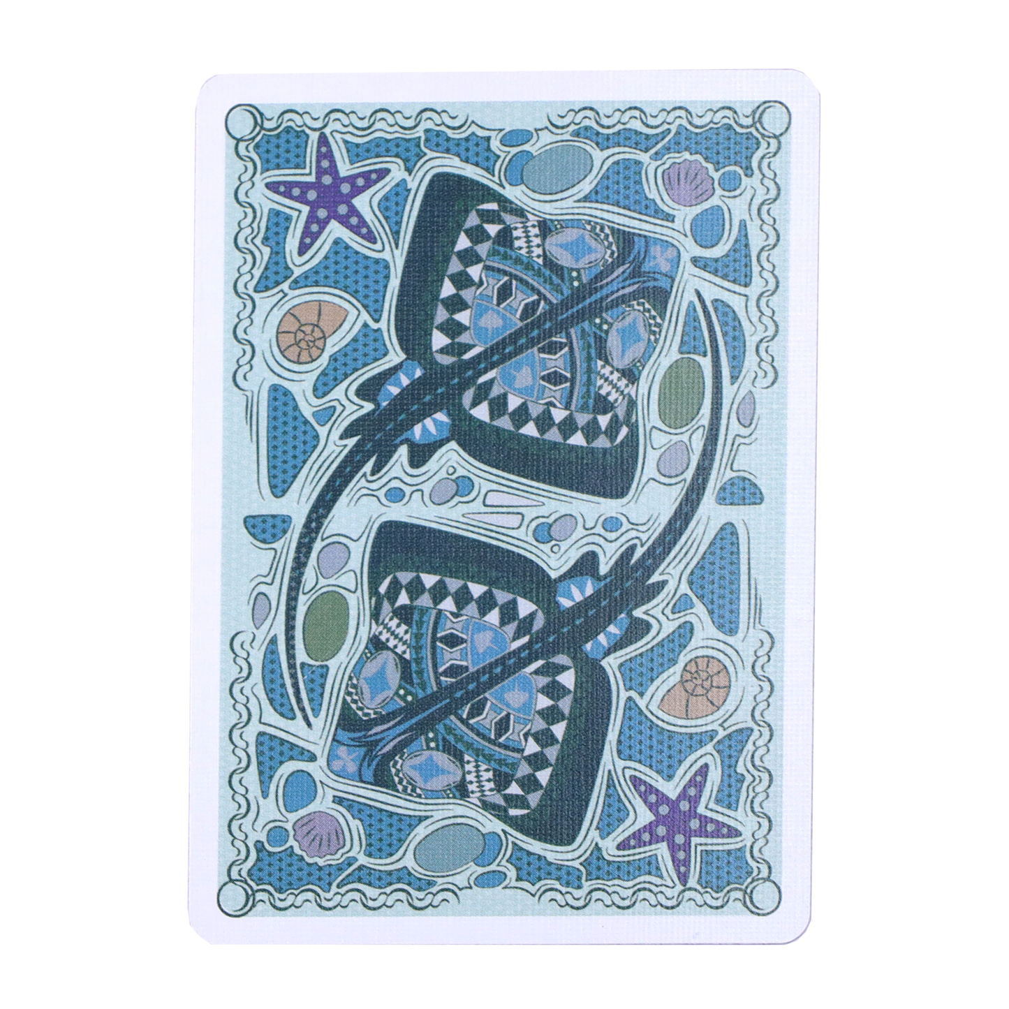 Stingray Teal Bicycle Playing Cards