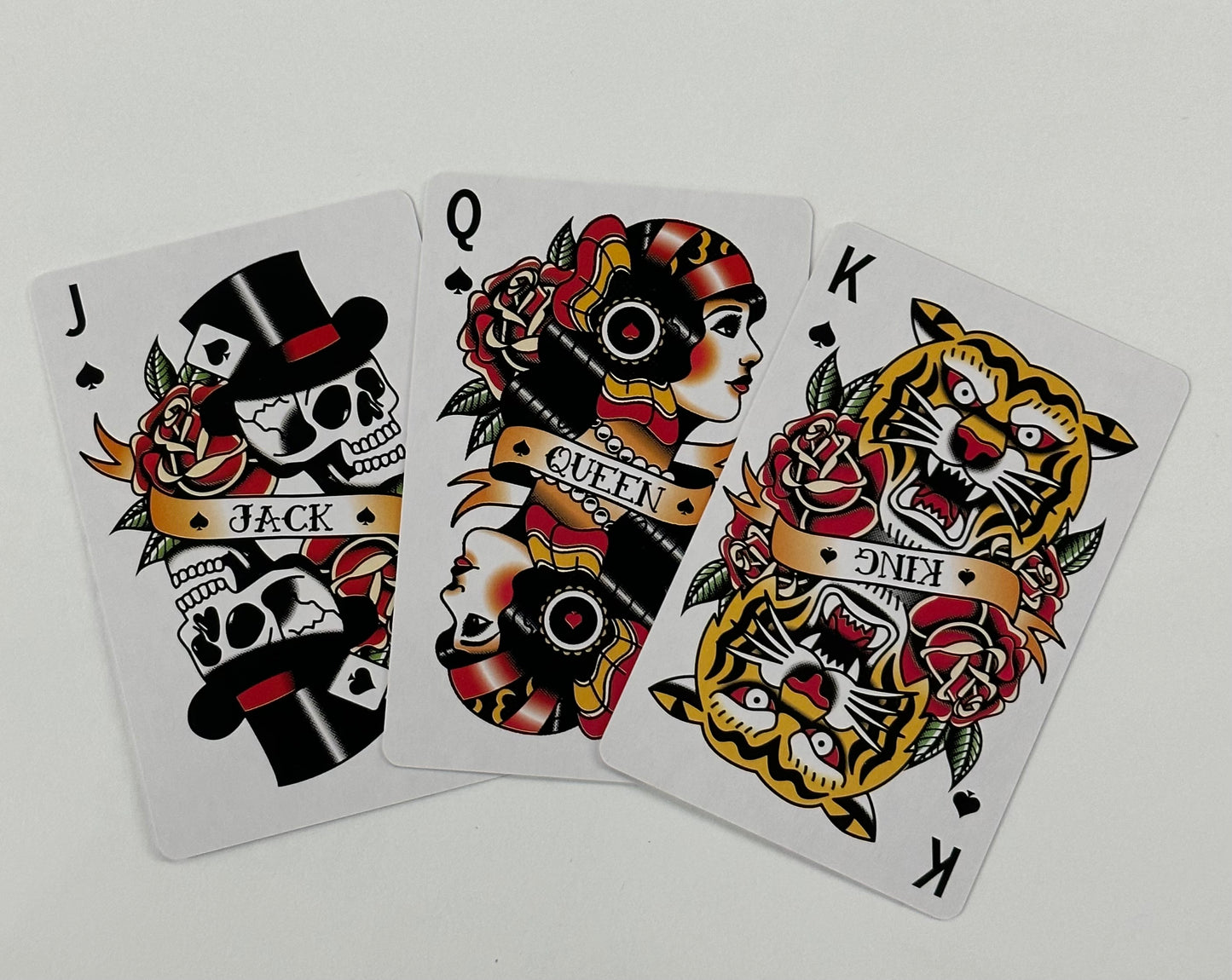 Vintage Retro Tattoo Collectible Playing Cards by Temerity Jones of London