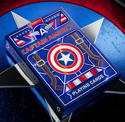 Captain America Playing Cards by Theory11 - I Can Shuffle These All Day