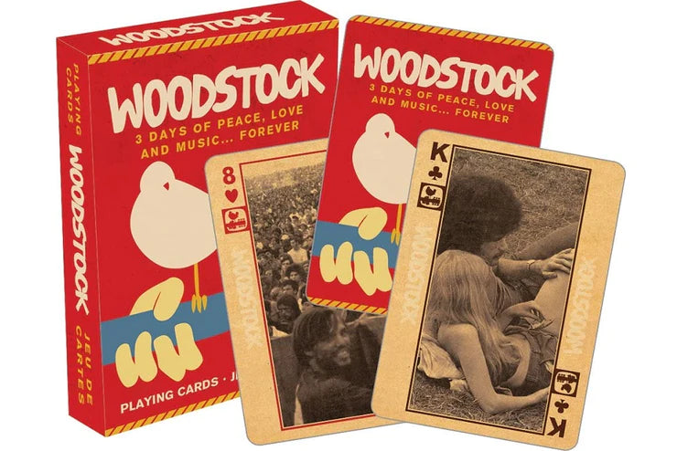 Woodstock Playing Cards by Hal Leonard and Aquarius - Relive the Legendary Festival