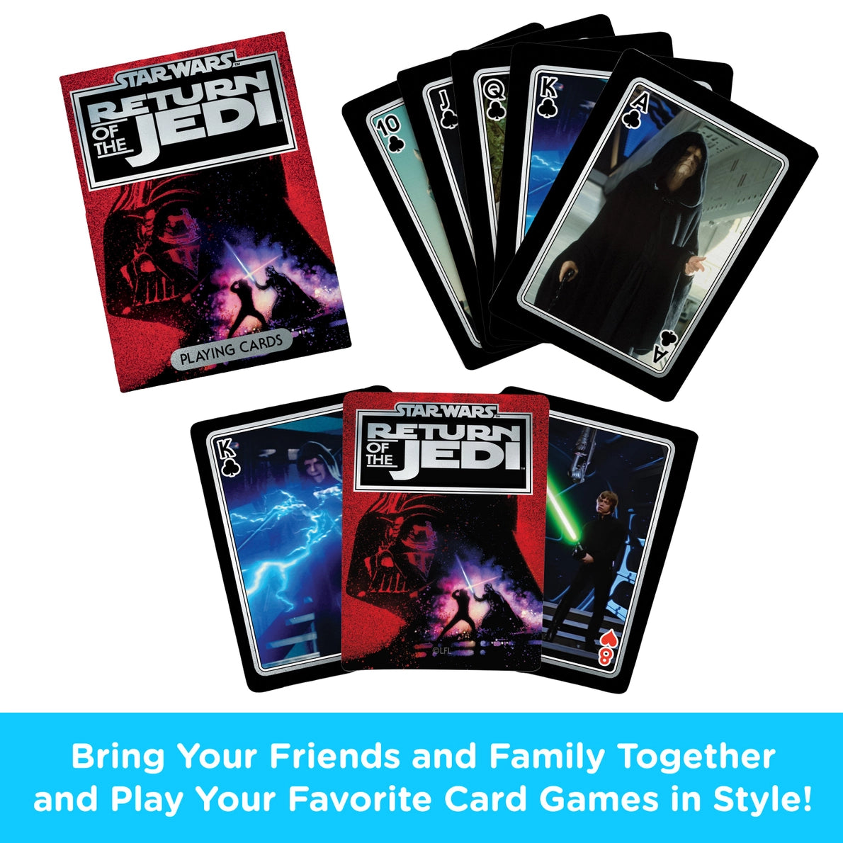 Return of the Jedi Playing Cards by Aquarius - Vadar Ewoks Jabba Oh My!
