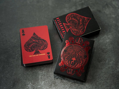 Lovecraft A-K Cthulhu Mythos Playing Cards - Red
