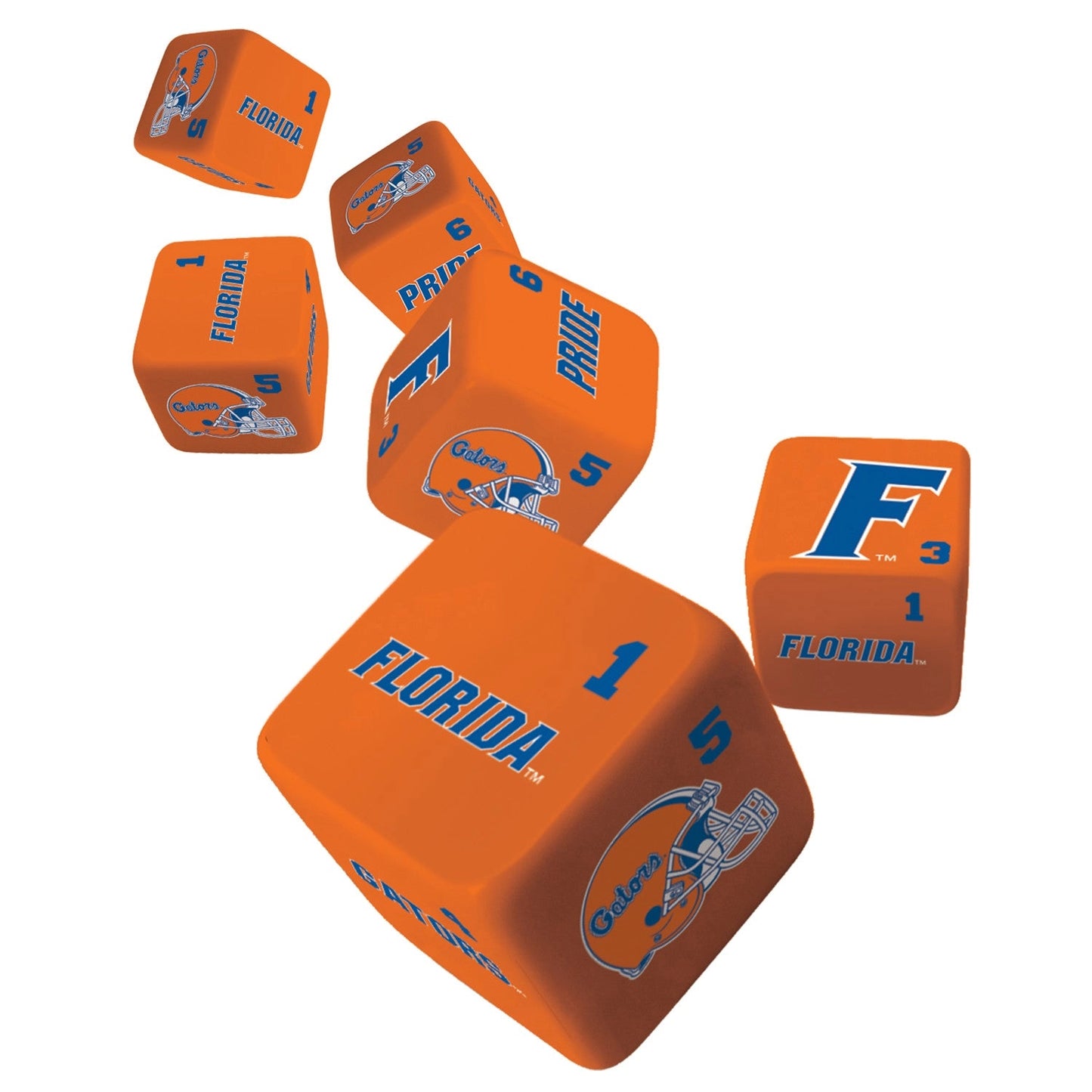 Florida Gators Dice Set - 19mm by Masterpieces