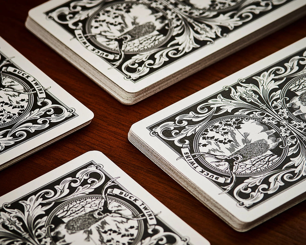 Antler Playing Cards (Black Edition) - by Art of Play