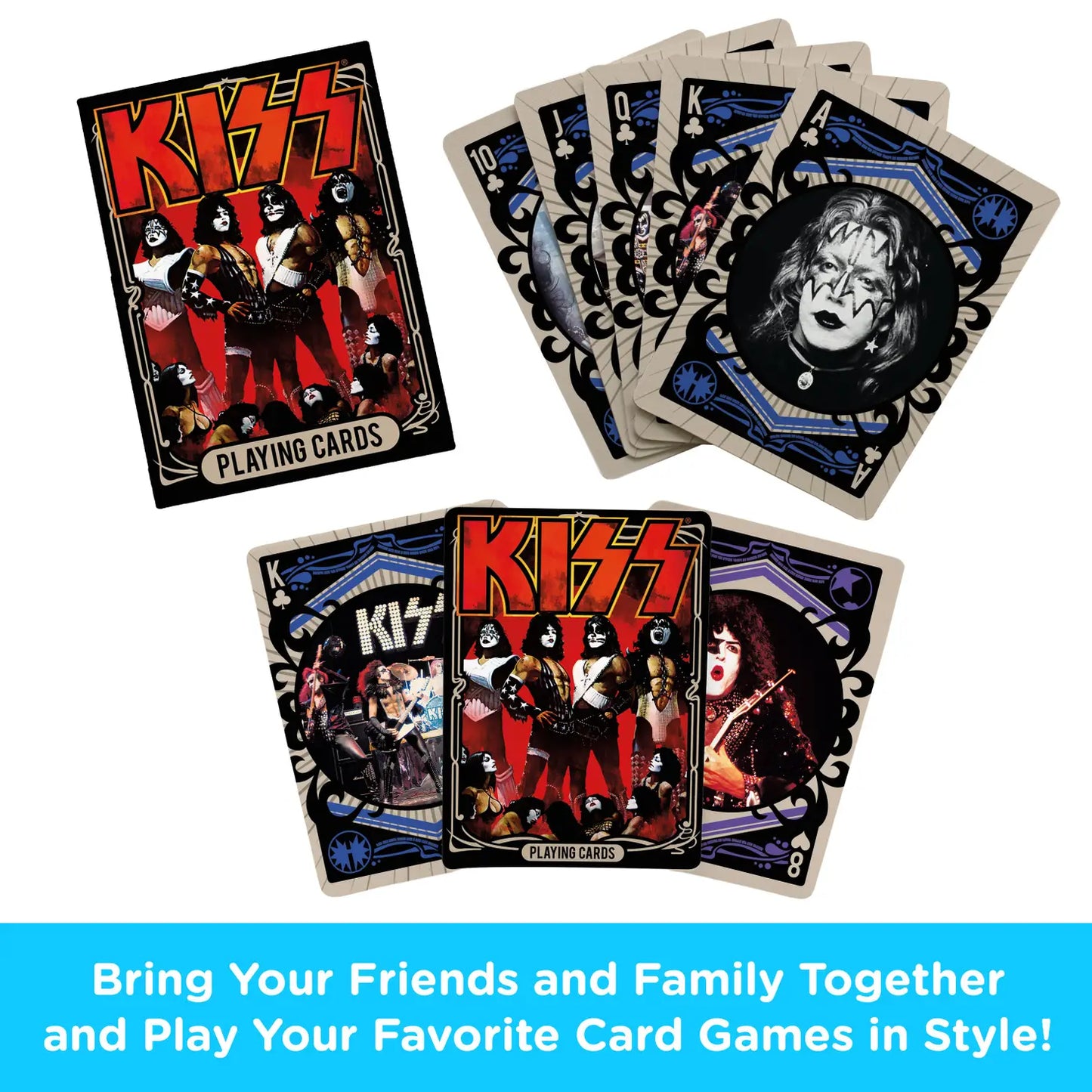 KISS Playing Cards by Aquarius - Rock Your Card Games