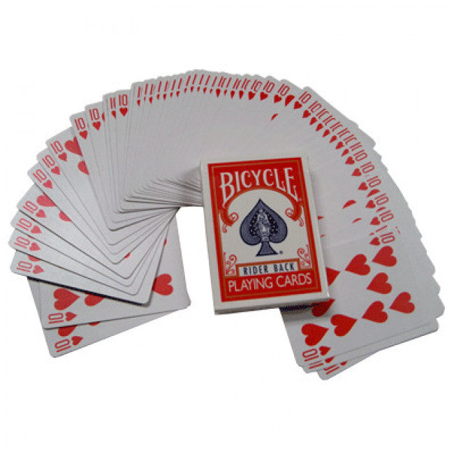Jeu De Carte Bicycle Magic Makers Red Bicycle One Way Forcing Deck - FIve Of Diamonds Carte Forcée Five Of Diamonds