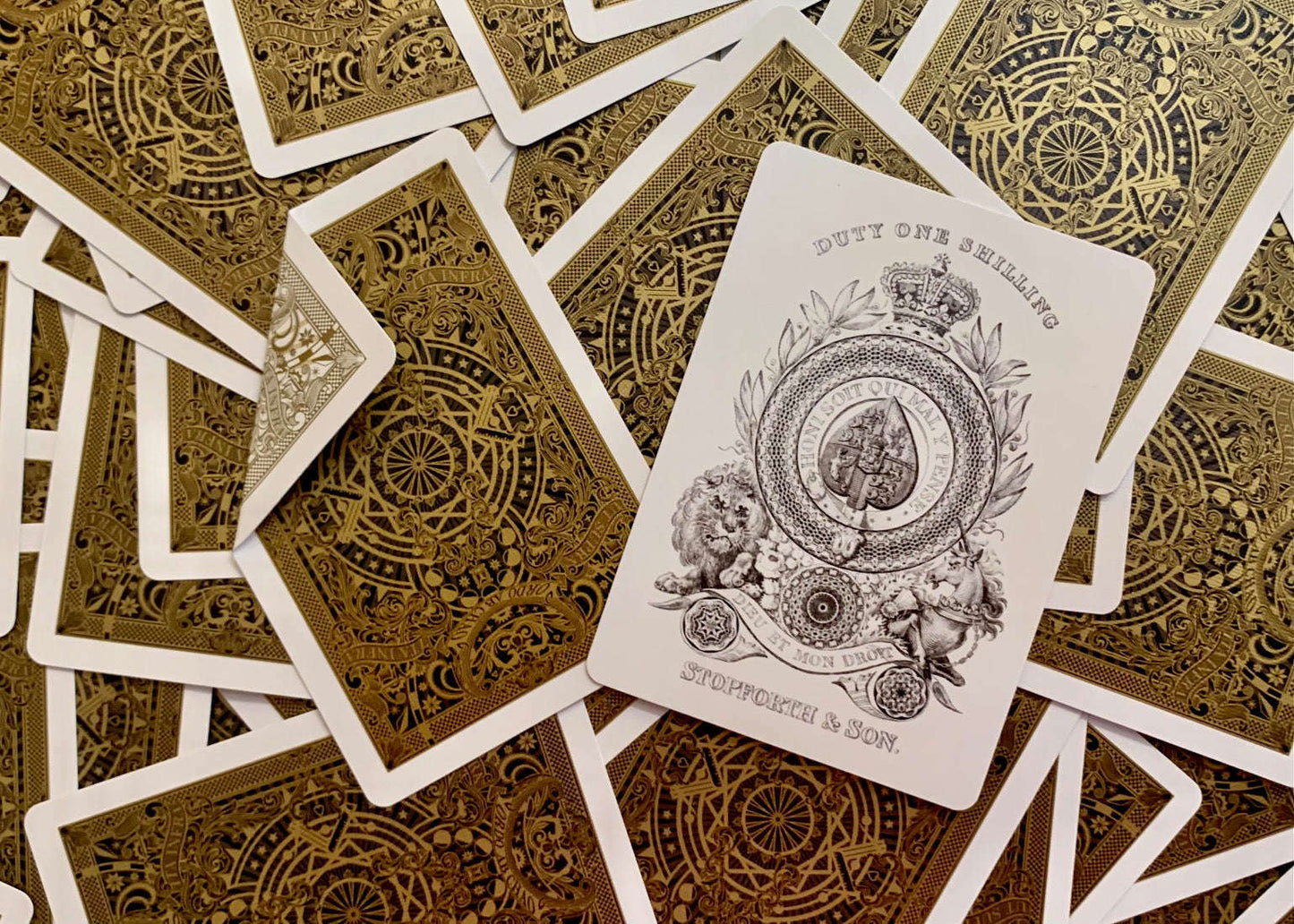 PlayingCardDecks.com-Astronomical Gilded Playing Cards USPCC