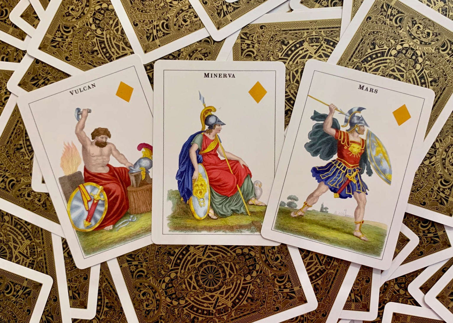 PlayingCardDecks.com-Astronomical Gilded Playing Cards USPCC