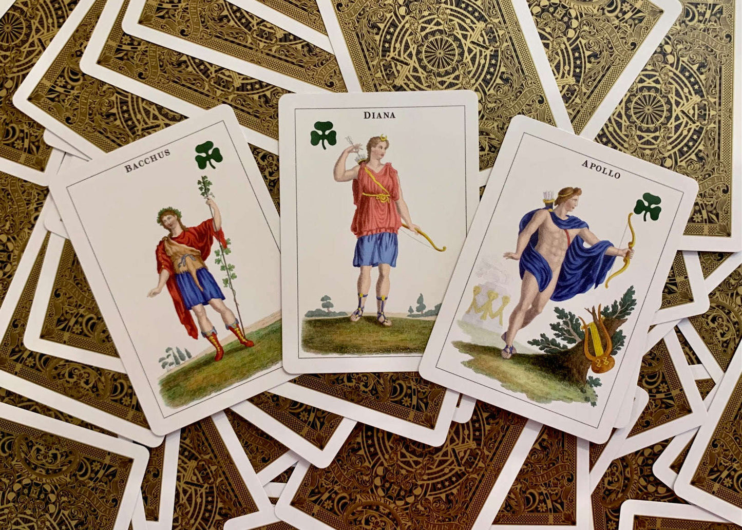 PlayingCardDecks.com-Astronomical Gilded Playing Cards USPCC