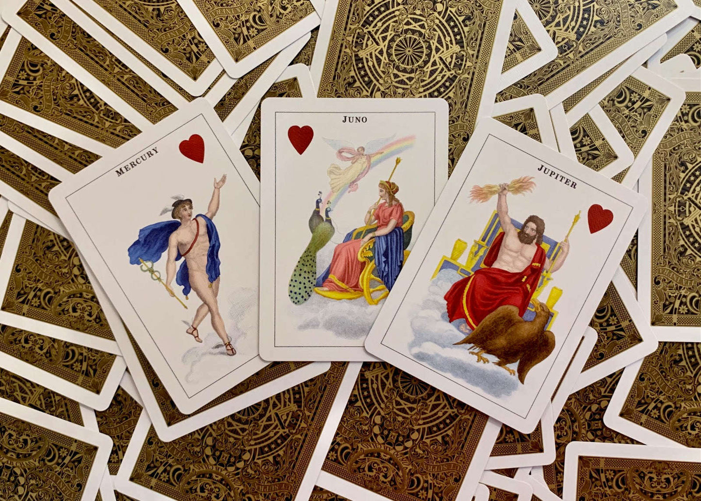 PlayingCardDecks.com-Astronomical Gilded Playing Cards USPCC