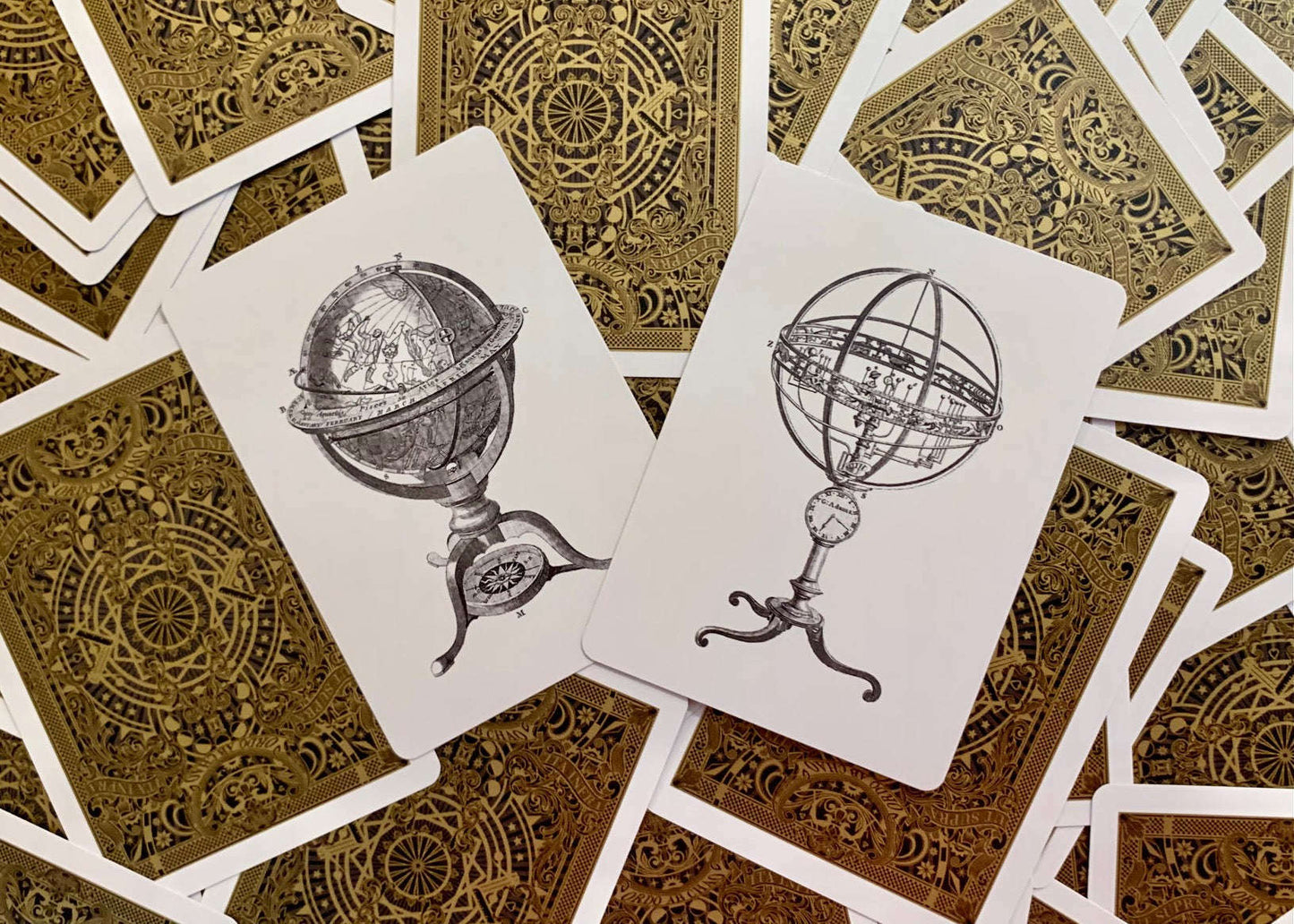 PlayingCardDecks.com-Astronomical Gilded Playing Cards USPCC