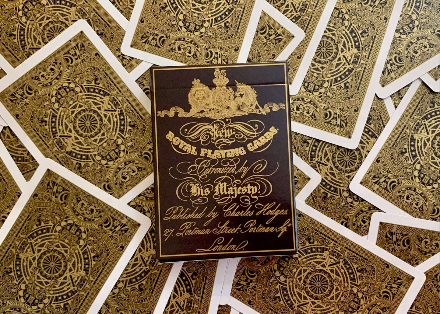 PlayingCardDecks.com-Astronomical Gilded Playing Cards USPCC