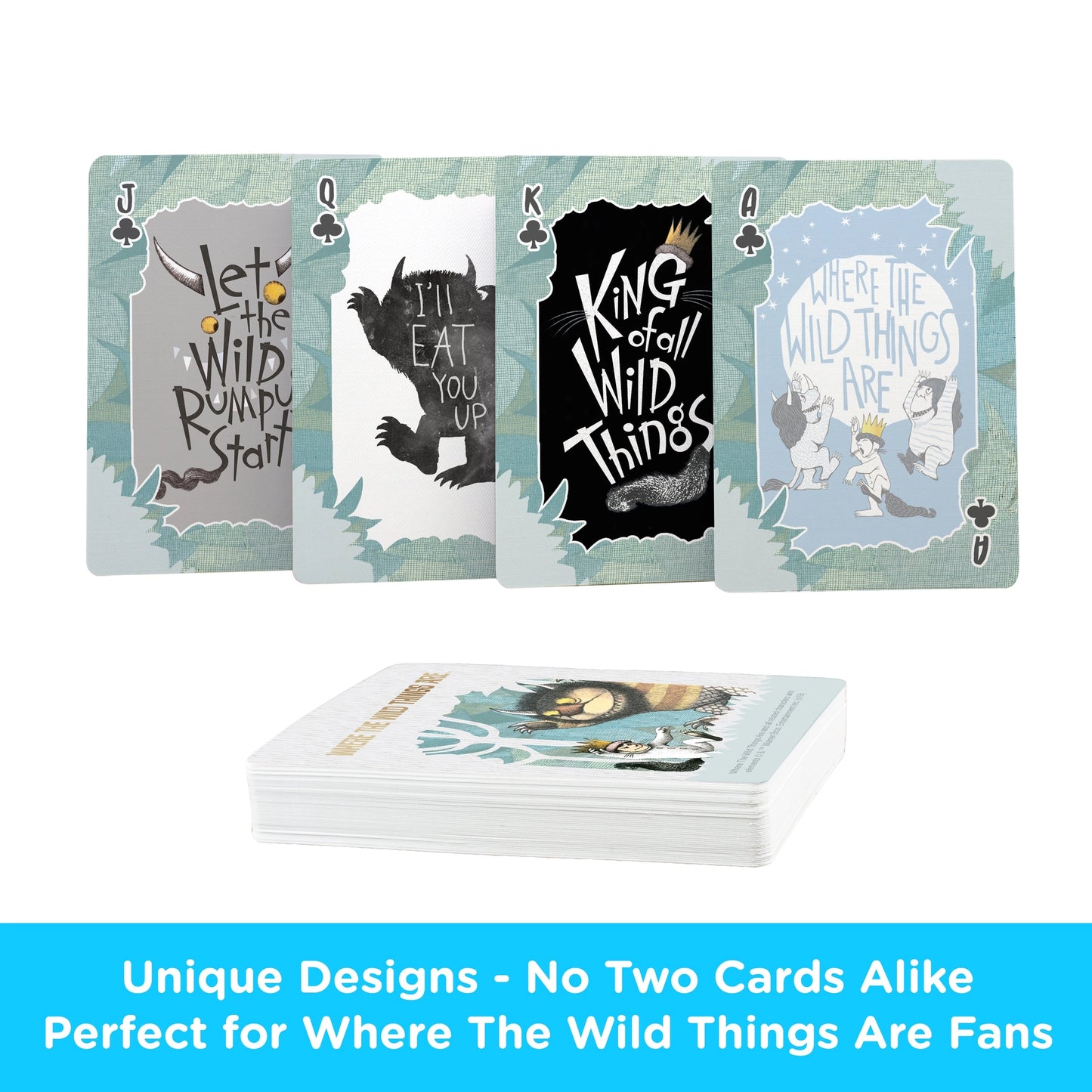 Old Listing - Where the Wild Things Are Playing Cards