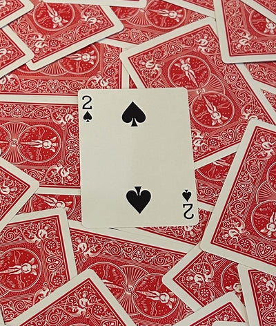 Red One-Way Forcing Deck - 2 of Spades