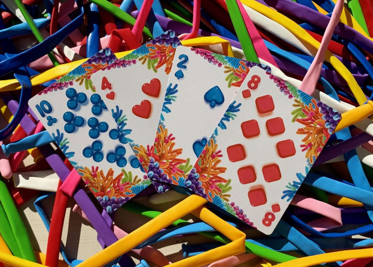 PlayingCardDecks.com-Balloon Ocean Gilded Bicycle Playing Cards