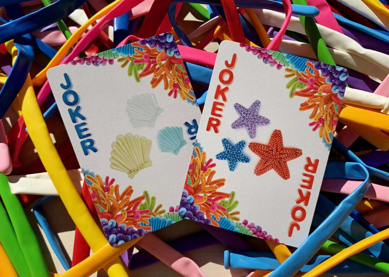 PlayingCardDecks.com-Balloon Ocean Gilded Bicycle Playing Cards