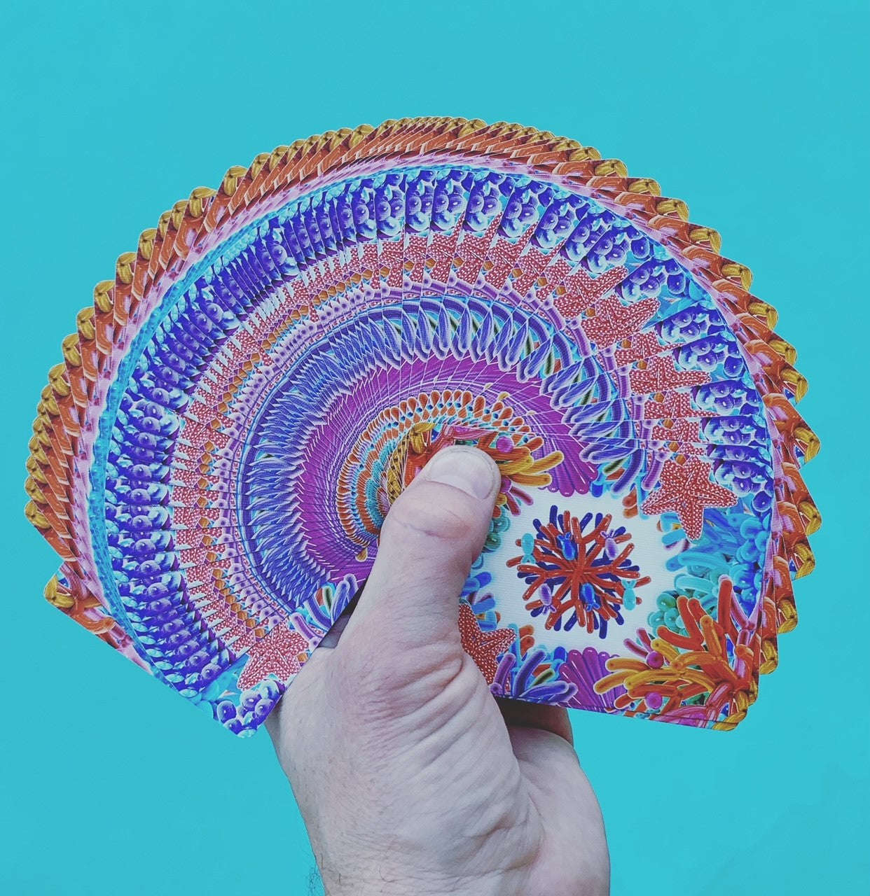 PlayingCardDecks.com-Balloon Ocean Gilded Bicycle Playing Cards