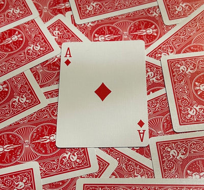 Red One-Way Forcing Deck - Ace of Diamonds