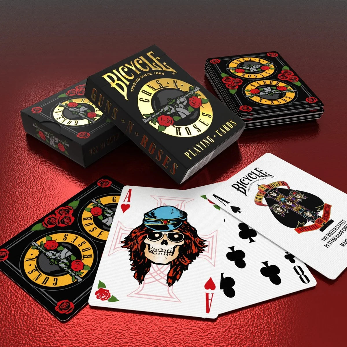 Bicycle Guns N' Roses Playing Cards - Rock Every Hand Like a Legend