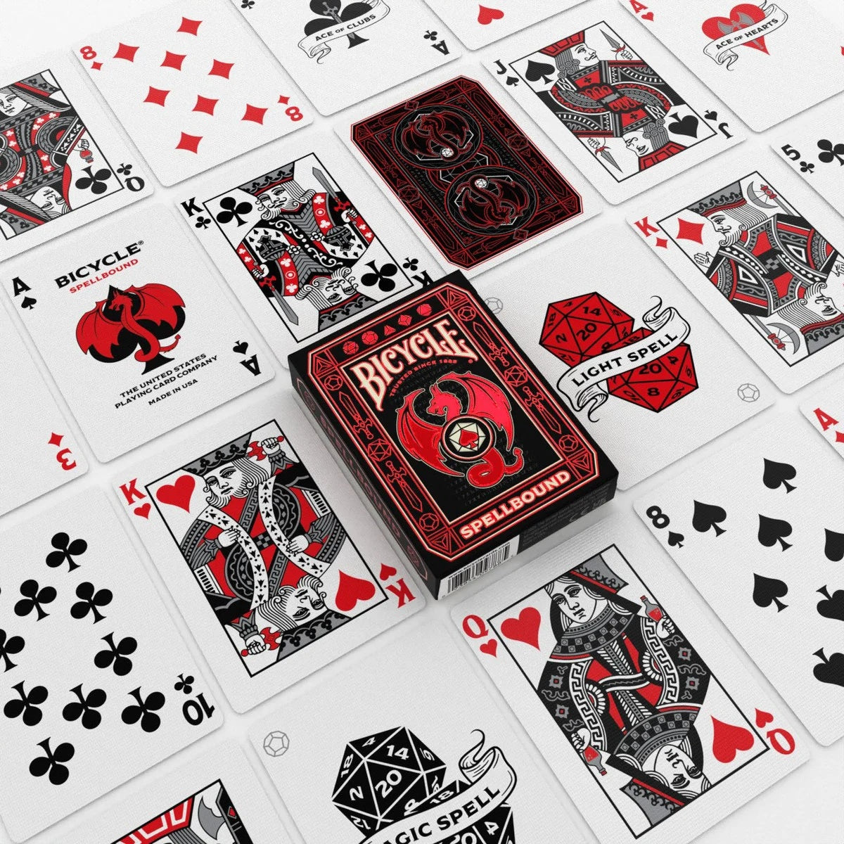 Bicycle Spellbound Playing Cards Roll Initiative - Play with Power