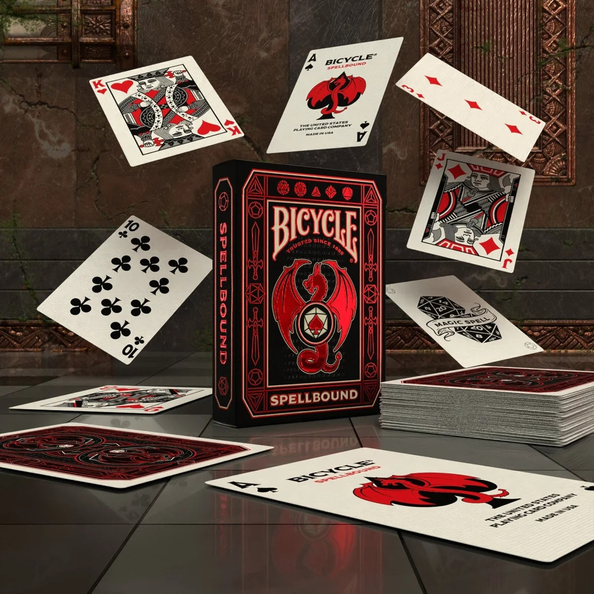 Bicycle Spellbound Playing Cards Roll Initiative - Play with Power