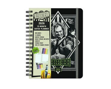 2026 Beetlejuice Beetlejuice 13-Month Weekly Planner