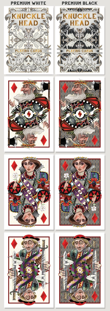 Knucklehead Playing Cards- Classic Black