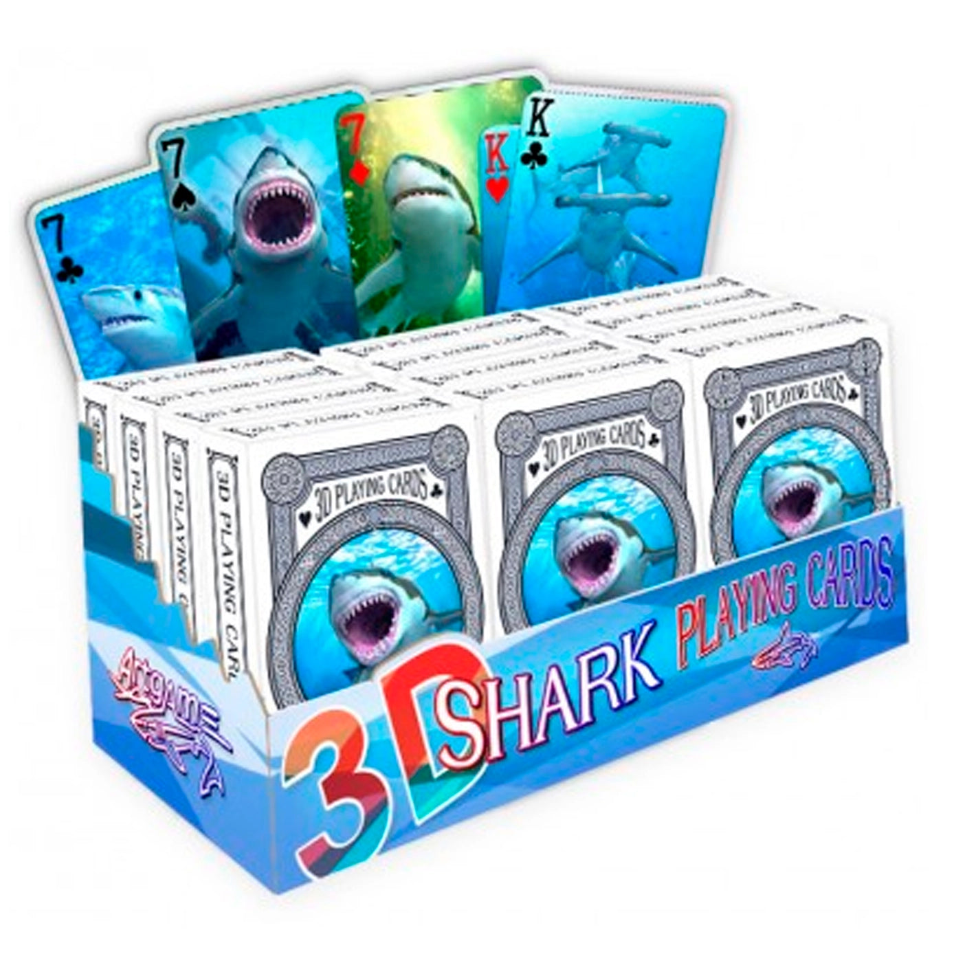 Sharks - 3D Playing Cards