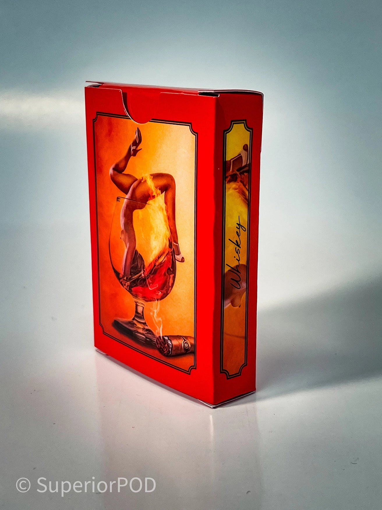 Whiskey Traditional Pin Up Playing Cards, Pin Up Card Deck