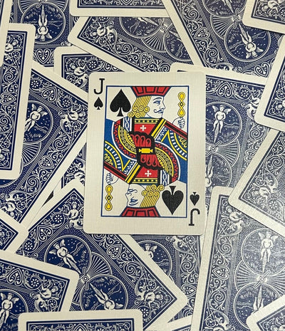 Blue One-Way Forcing Deck - Jack of Spades