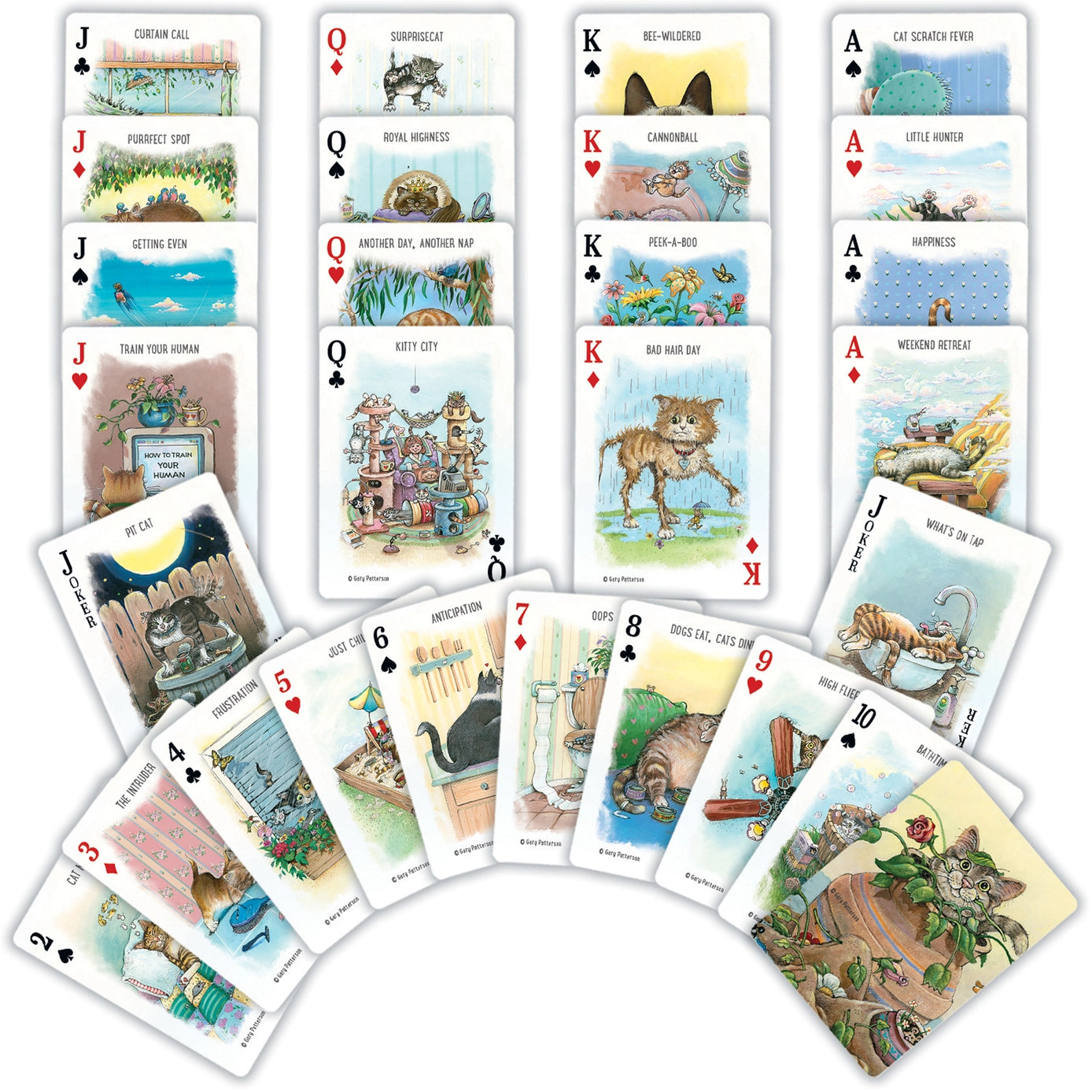 Cats Playing Cards by Masterpieces