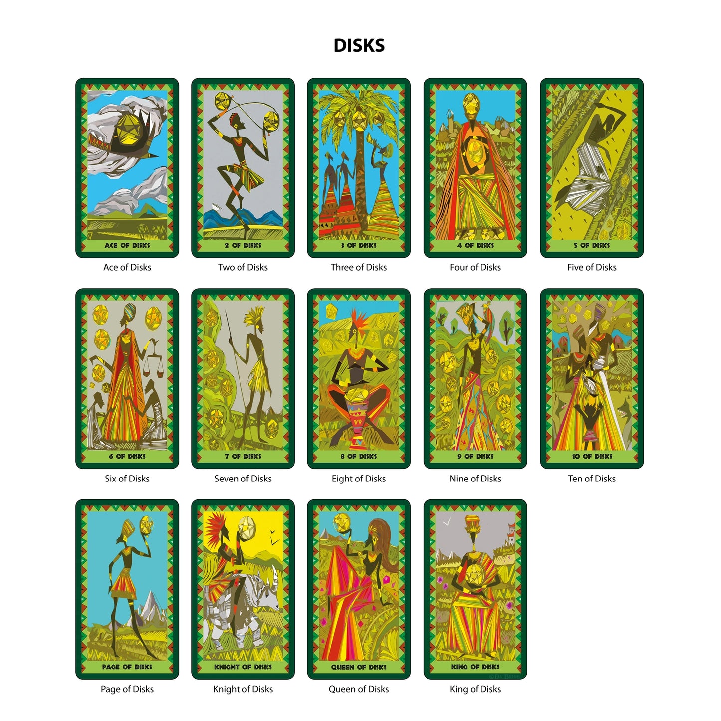 African Tarot Deck Da Brigh